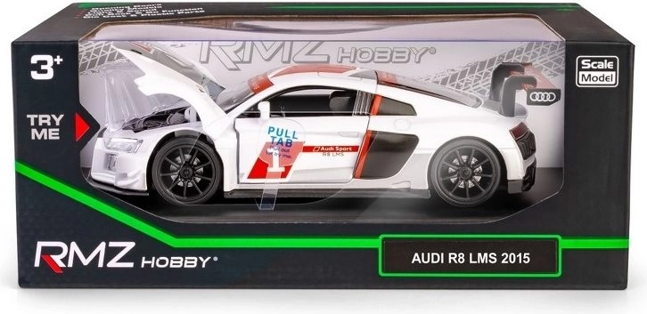 RMZ Hobby Audi R8 2015 wit model 1:32