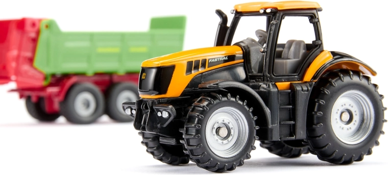 Realistische details van de JCB-tractor