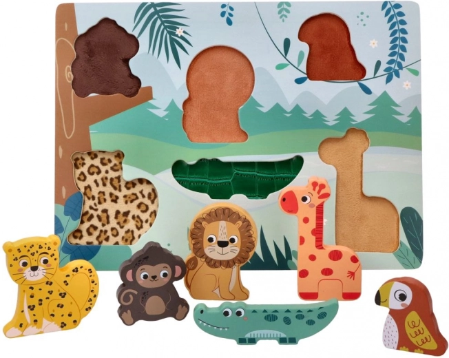 Houten 3D-puzzel Safari Dieren
