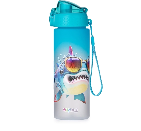 Drinkfles OXY Click 600 ml Crazy Animals Haai