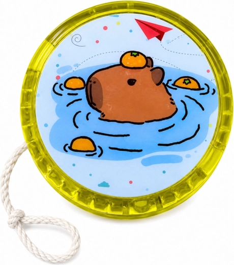Schattig capibara-motief en kleurenmix