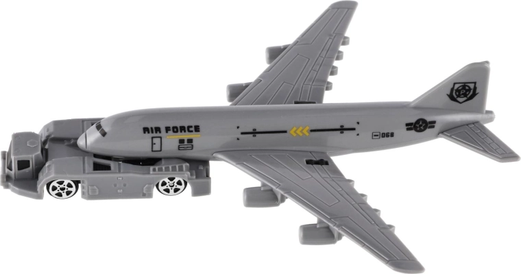 Groot transportvliegtuig als middelpunt van de missie