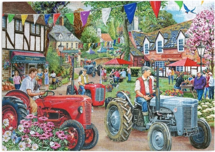 Puzzle House of Puzzles Tractorparade 1000 stukjes