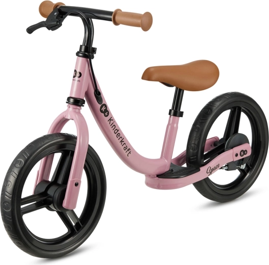 Kinderkraft loopfiets Space deep dark pink