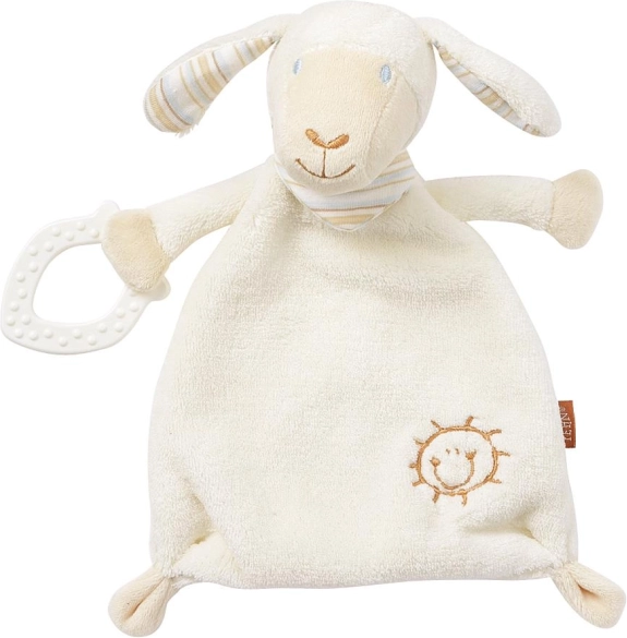 Knuffeldoekje met bijtring schaapje Babylove