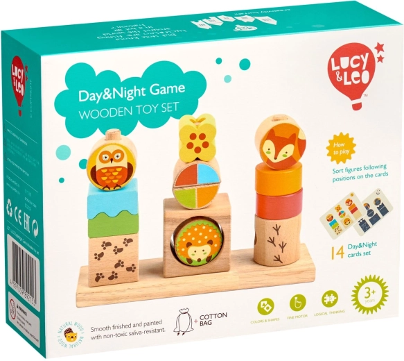 Puzzelen volgens dag- en nachtvoorbeelden