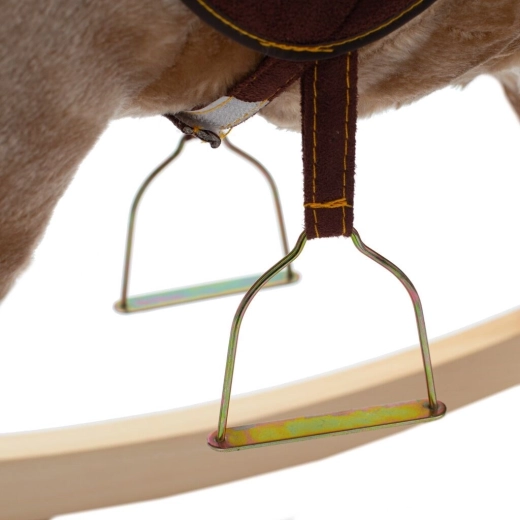 Stabiele houten latten en metalen beugels