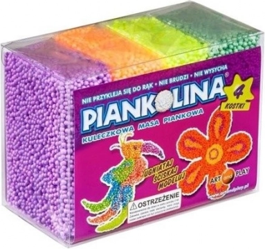 Paarse Piankolina boetseerklei in 4 kleuren