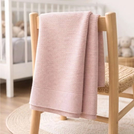 NANNA bamboedeken bamboo pink