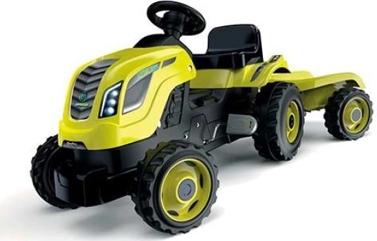 Trappertractor Farmer XL met aanhanger – Groen