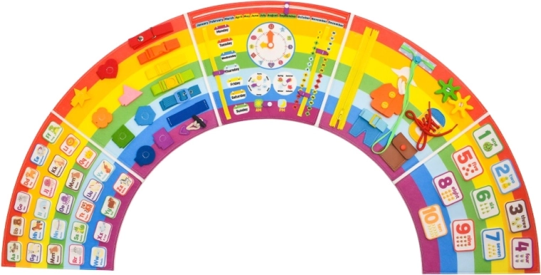 2Kids Toys zachte activity board regenboog - 1 stuk