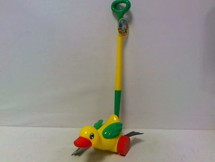 Kinder loopfiets eendje met duwstang