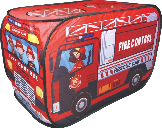 PLEJO pop-uptent voor kinderen om te spelen, brandweer