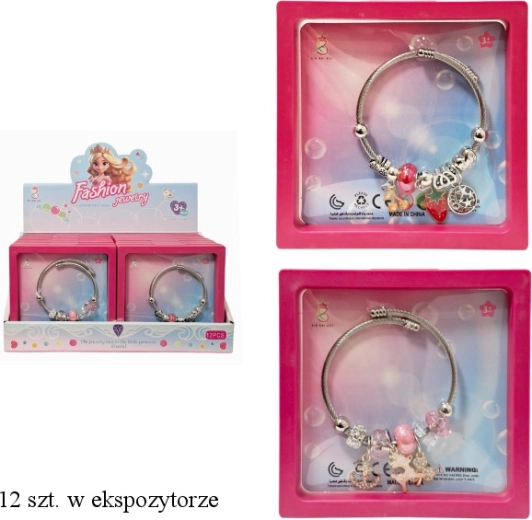 Kinderdecoratiearmband met kraaltjes