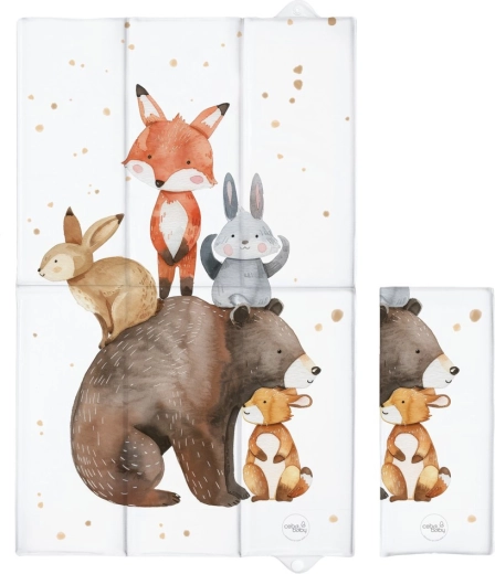 Ceba Baby reisverschoonmatje Basic Forest Friends 80 × 50 cm