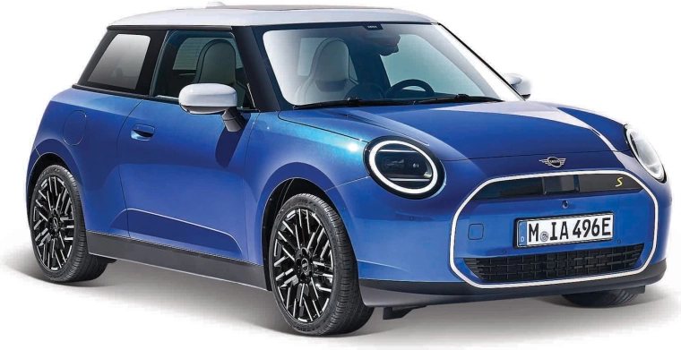 Maisto Special Edition automodel Mini Cooper SE 1:24 blauw