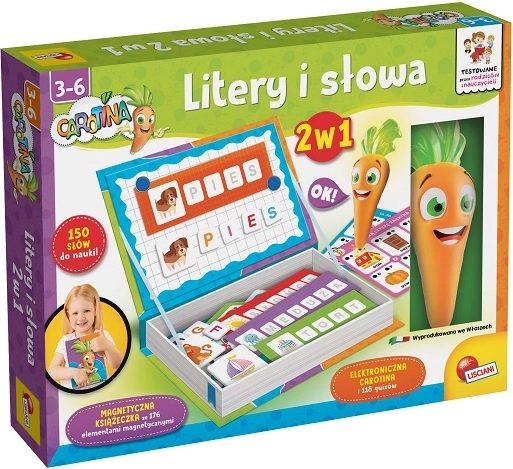 Lisciani Carotina letters en woorden 2-in-1