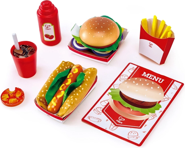 Fastfoodset voor kinderen