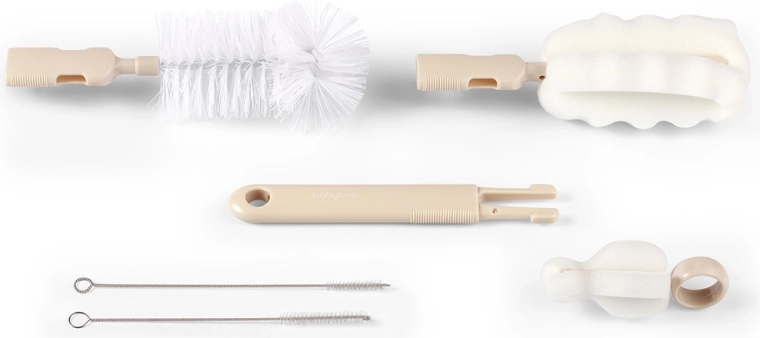 Borsteltjes voor spenen en slangetjes voor gedetailleerde hygiëne