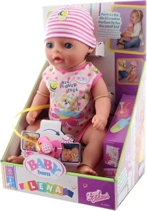 Baby born Lena 36 cm pop met 7 functies en accessoires