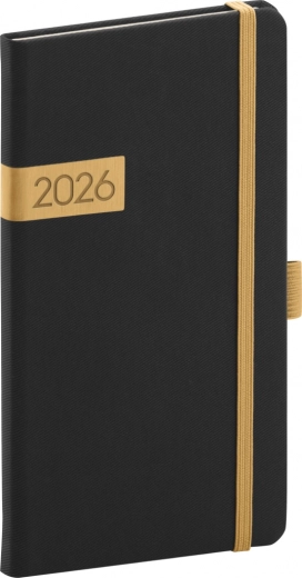 Zakagenda Zwart-gouden Twill 2026