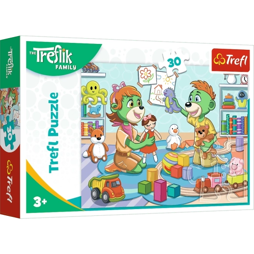 Puzzel Vrolijke familie TREFLÍCI 30 stukjes