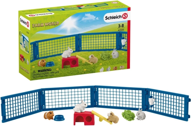 SCHLEICH Farm World® 42500 Omheinde ren voor konijnen en cavia's