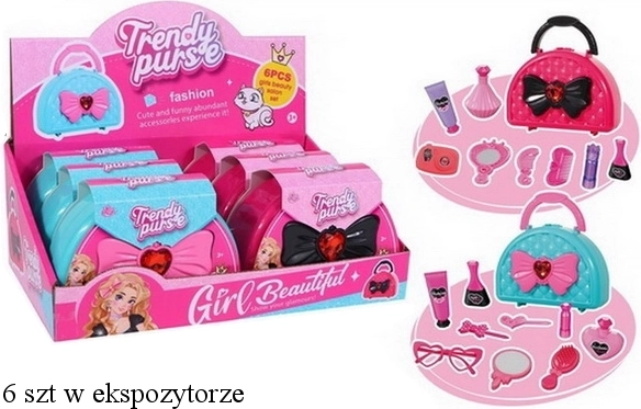 Beautyset voor kinderen in handtas