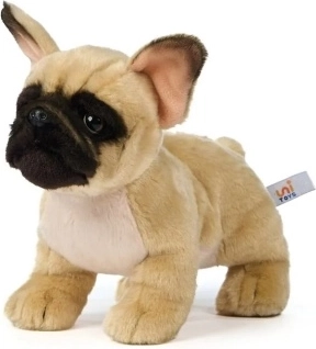Eco-friendly pluchen Franse bulldog 24 cm