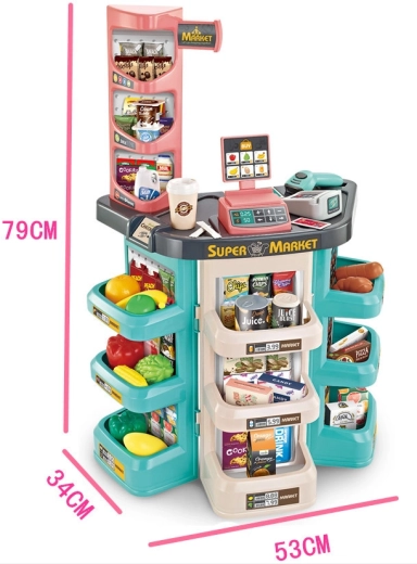 Interactieve kassa met scanner en kaartlezer