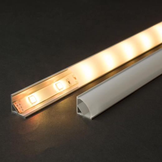 Opale afdekking voor aluminium LED-profiel 1 m