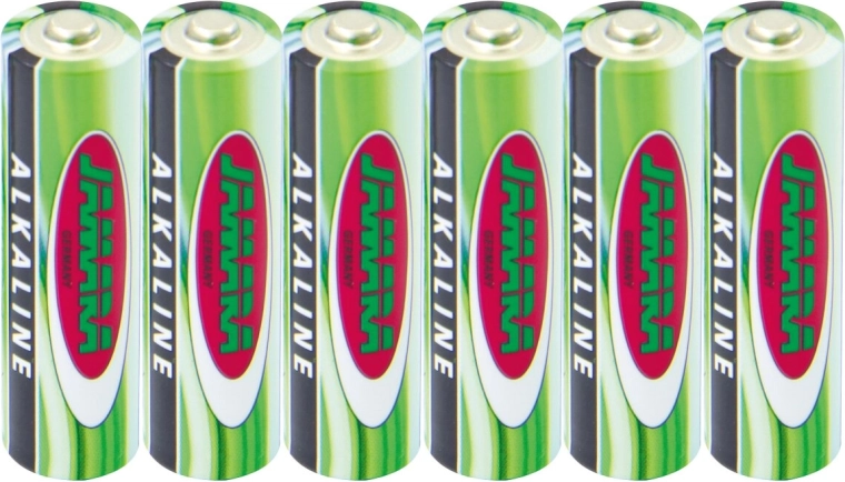 Jamara SuperCell alkalische AA-batterijen 1,5 V 2300 mAh (6 stuks)