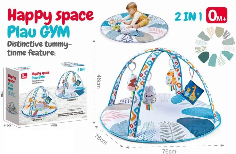Educatieve speelmat voor baby’s 2-in-1
