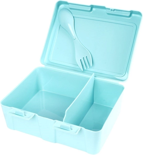 Geïntegreerde 2-in-1 spork altijd binnen handbereik