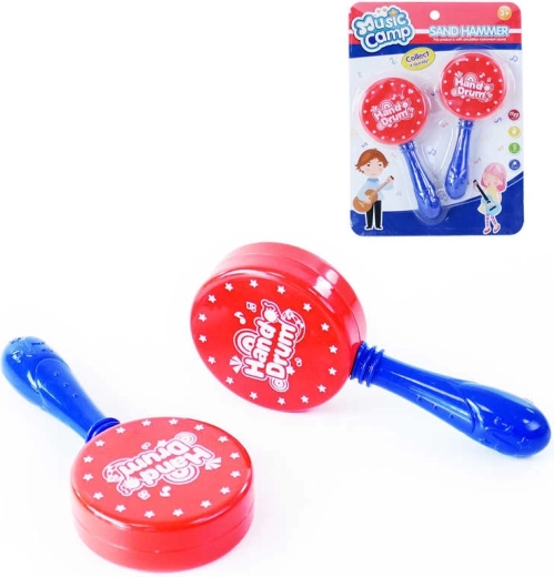 Rumba-maracas voor kinderen van zacht plastic, set van 2 stuks