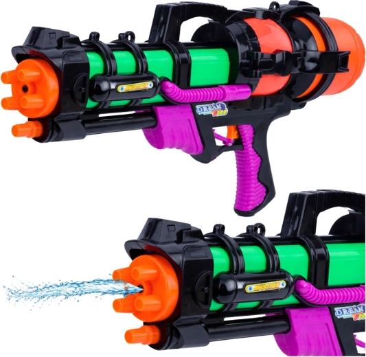 Grote waterpistool 60 cm met 1,25 l reservoir en bereik van 6 m