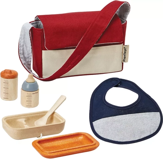 PlanToys eetset voor poppen