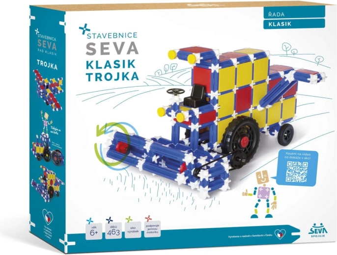 Bouwset Seva Klasik Trojka 464 stuks
