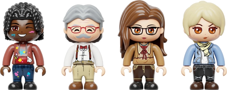 Minifiguren voor scènes en creatief spel