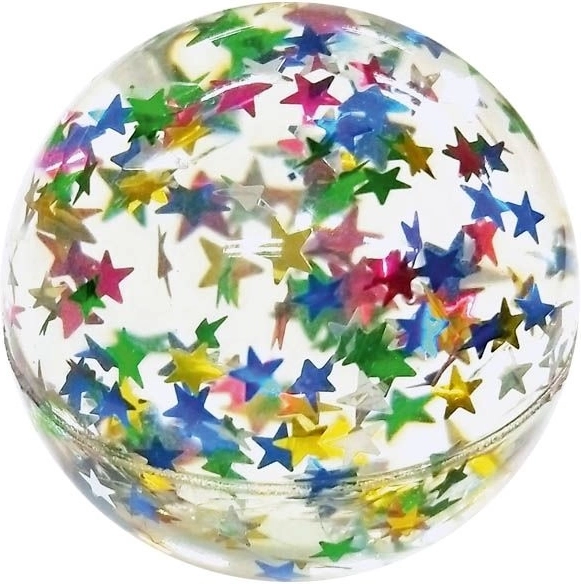 Stuiterbal met sterretjes