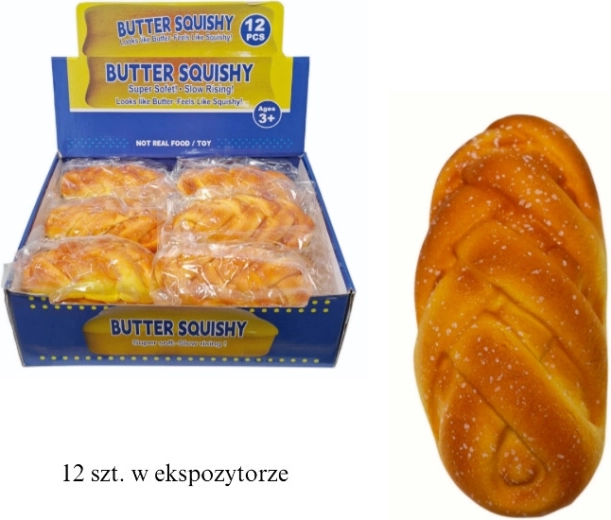 Antistress knijpspeeltje squishy – chałka - 1 stuk