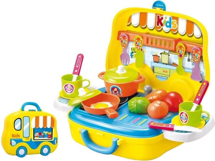 Kinderkeuken in koffer Buddy Toys
