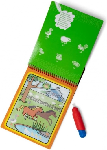 Magische kleuren met een beetje water