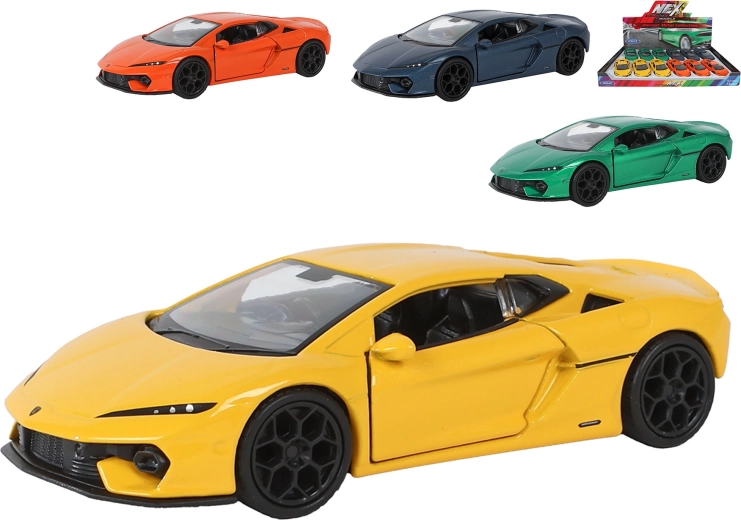 Metalen automodel Welly Lamborghini Temerario 1:36, 12 cm