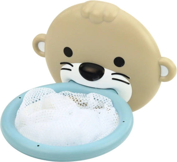 Net en mandje om te vangen en te drogen