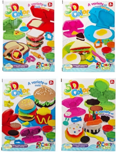 Set boetseerklei voor het maken van heerlijke lekkernijen