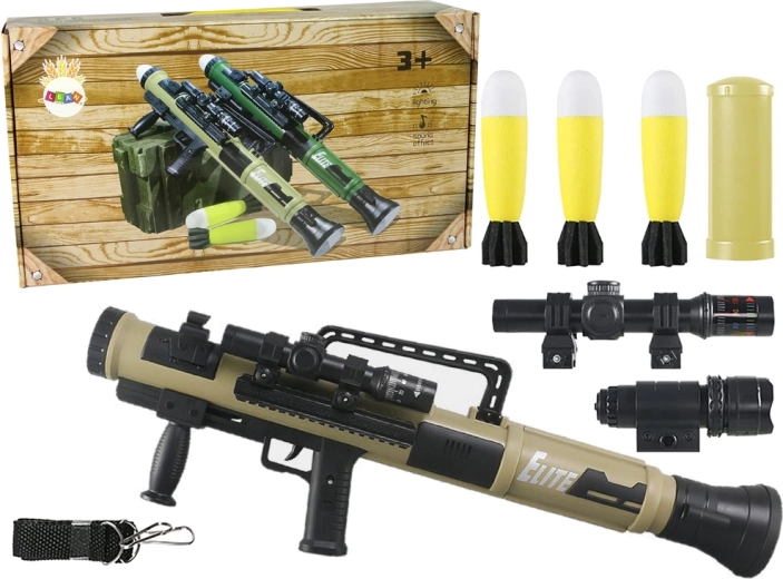 RPG-granaatwerper Projectielen Licht Geluid Bruin