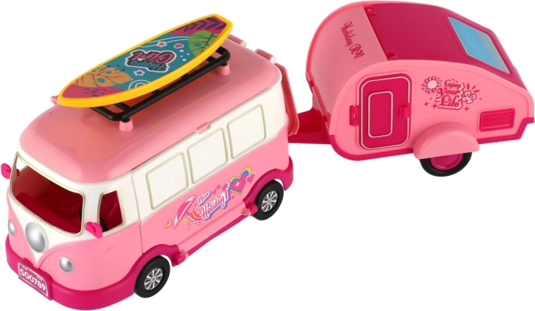 Camper met aanhanger
