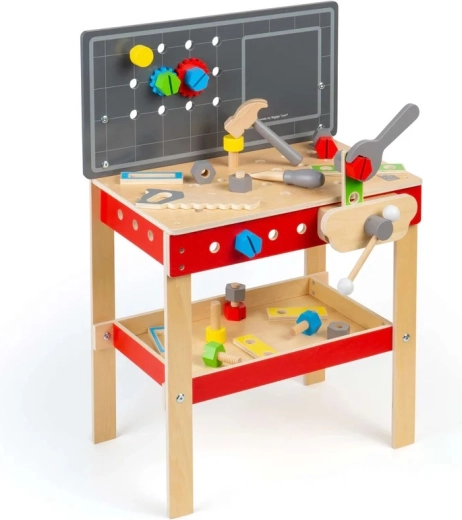 Bigjigs Toys houten kinderwerkbank met gereedschap