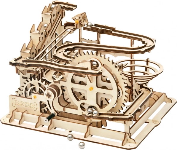 Houten 3D-puzzel Rokr Knikkerbaan Parkour